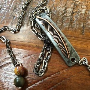 Leaf wrap around bracelet